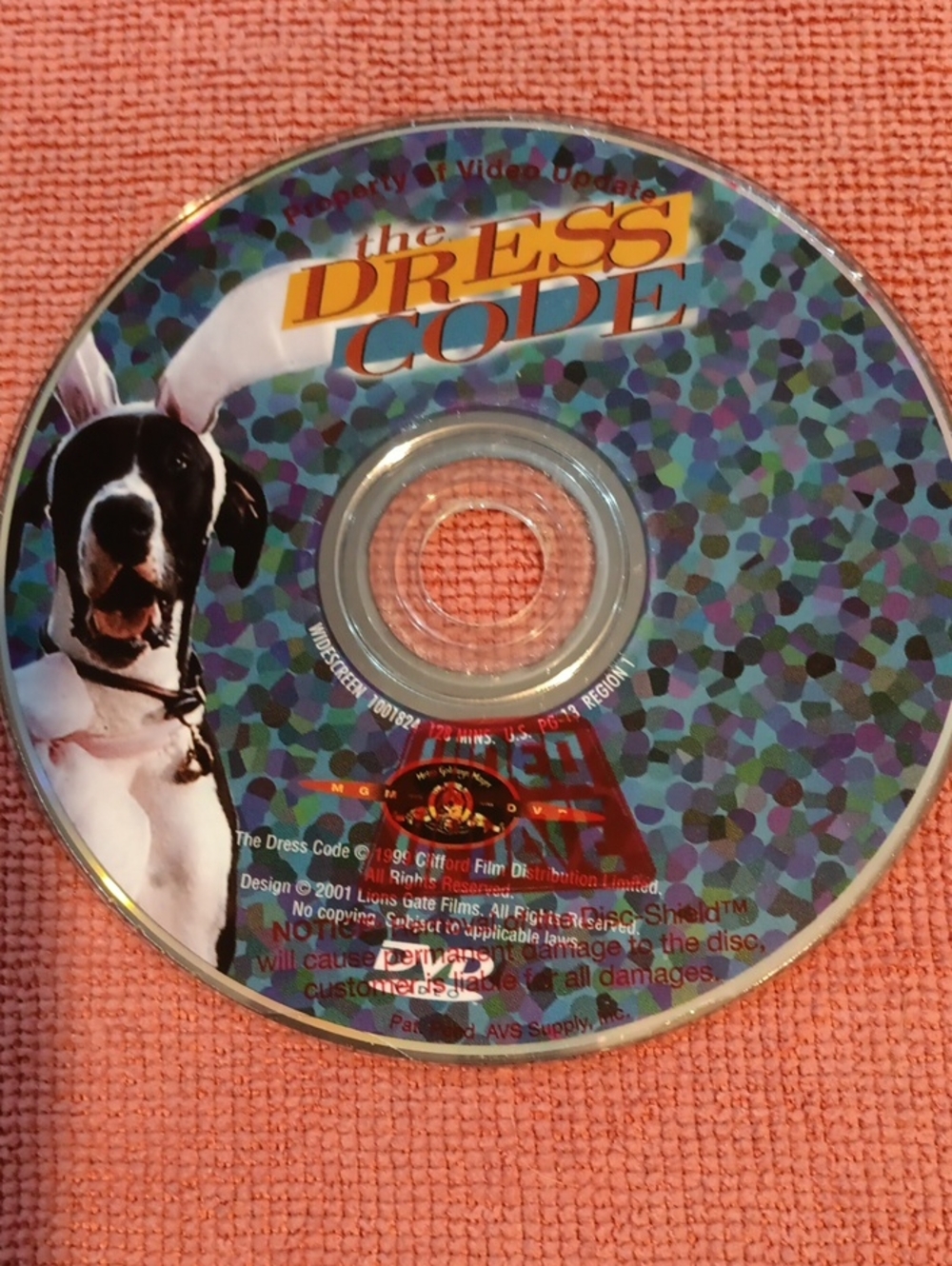2/$8 The Dress Code DVD *NO CASE*